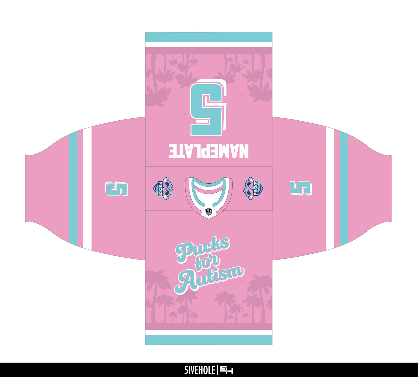 2023 Pucks for Autism Free Agents Jersey (South Bend/Pink)
