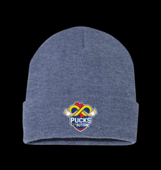 Pucks for Autism Beanie Hat