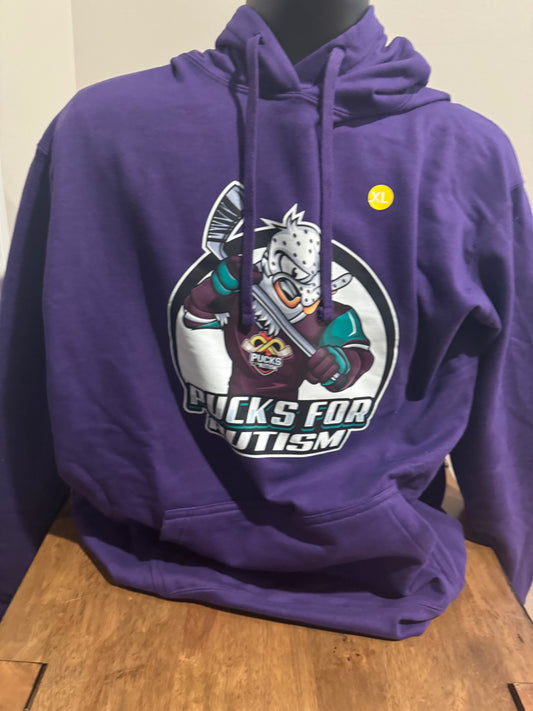 Pucks for Autism Ducks Hoodie